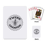 Twerk Champion Playing Cards Single Design
