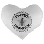 Twerk Champion 19  Premium Heart Shape Cushion