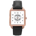 Twerk Champion Rose Gold Leather Watch 