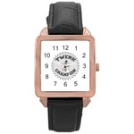 Twerk Champion Rose Gold Leather Watch 