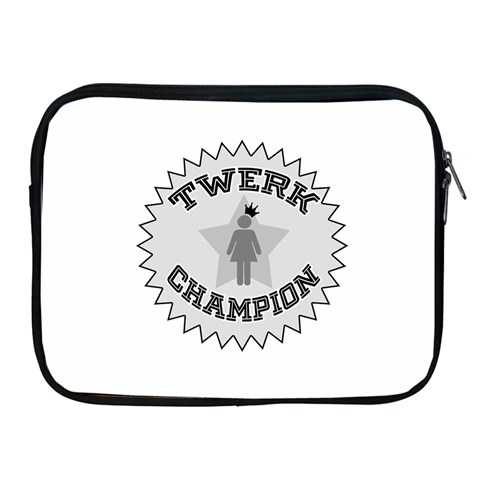 Twerk Champion Apple iPad 2/3/4 Zipper Case from ArtsNow.com Front