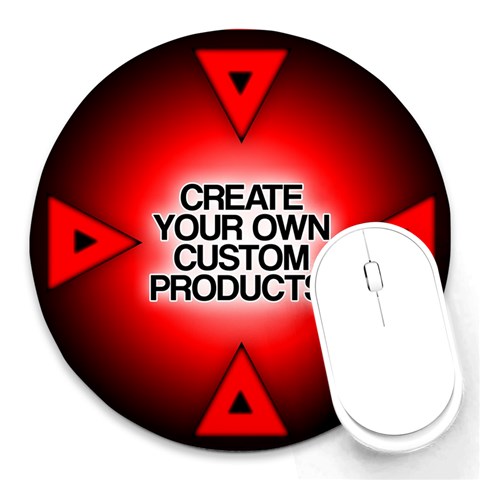Create Your Own Custom And Unique Products Round Mousepad from ArtsNow.com Front