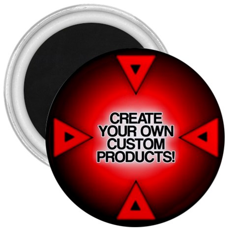 Create Your Own Custom And Unique Products 3  Magnet from ArtsNow.com Front