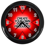Create Your Own Custom And Unique Products Wall Clock (Black)