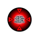 Create Your Own Custom And Unique Products Rubber Round Coaster (4 pack)