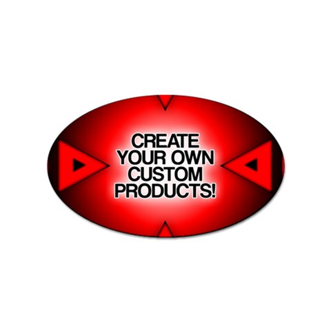 Create Your Own Custom And Unique Products Sticker (Oval) from ArtsNow.com Front