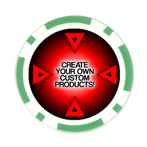 Create Your Own Custom And Unique Products Poker Chip Card Guard (10 pack) from ArtsNow.com Front