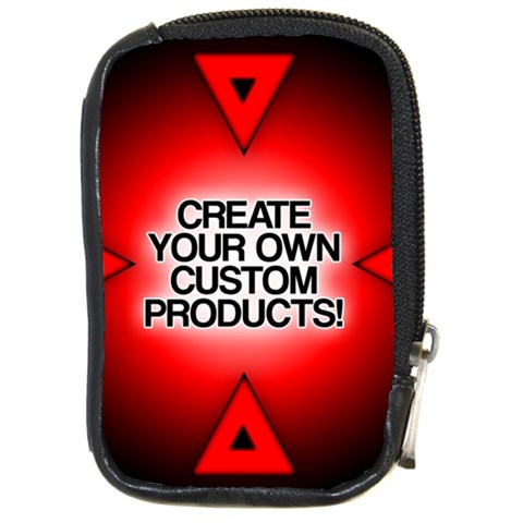 Create Your Own Custom And Unique Products Compact Camera Leather Case from ArtsNow.com Front