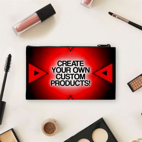 Create Your Own Custom And Unique Products Cosmetic Bag (Small) from ArtsNow.com Back