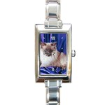 Rag Doll Cat D4 Rectangular Italian Charm Watch