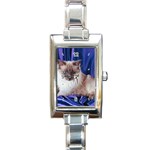 Rag Doll Cat D4 Rectangular Italian Charm Watch