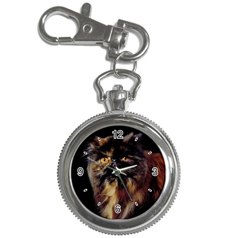 Tortoise Shell Cat D2 Key Chain Watch from ArtsNow.com Front