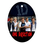 ONE DIRECTION CHRISTMAS ORNAMENT Ornament (Oval)