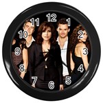 Cast Of One Tree Hill 9 Cool Wallpaper Wall Clock (Black)