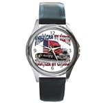 American Round Metal Watch