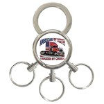 American 3-Ring Key Chain