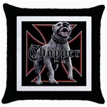 Dog Throw Pillow Case (Black)