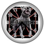 Dog Wall Clock (Silver)