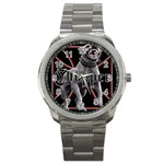 Dog Sport Metal Watch