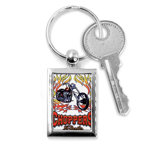 Rule Key Chain (Rectangle) from ArtsNow.com Front