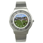 Minecraft Strange Land Formations Stainless Steel Watch