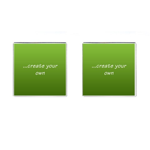 Cufflinks (Square) from ArtsNow.com Front(Pair)