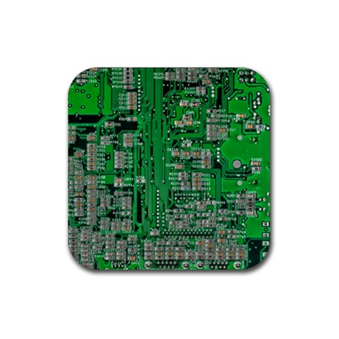 Circuit Rubber Coaster (Square) from ArtsNow.com Front