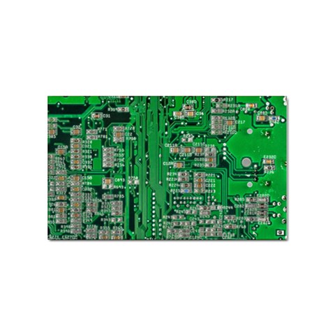 Circuit Sticker (Rectangular) from ArtsNow.com Front