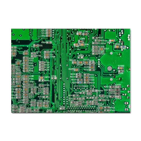 Circuit Sticker A4 (10 pack) from ArtsNow.com Front