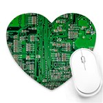 Circuit Heart Mousepad