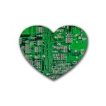 Circuit Rubber Coaster (Heart)