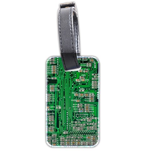 Circuit Luggage Tag (two sides) from ArtsNow.com Back