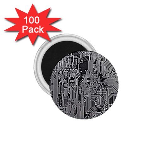 Circuit 1.75  Magnet (100 pack)  from ArtsNow.com Front