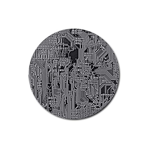 Circuit Rubber Coaster (Round) from ArtsNow.com Front