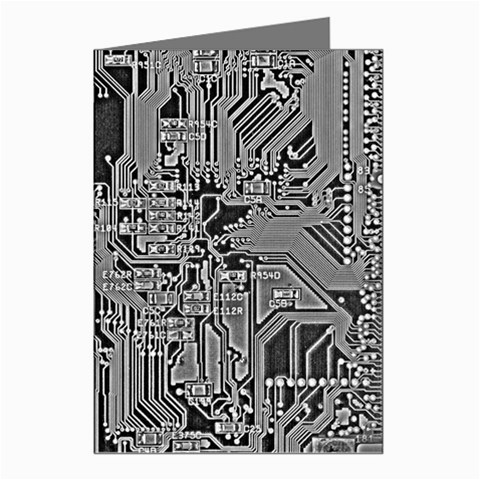 Circuit Greeting Cards (Pkg of 8) from ArtsNow.com Left