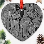 Circuit Heart Ornament (Two Sides)