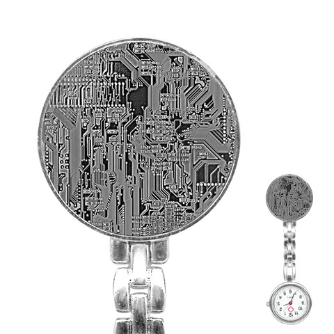 Circuit Stainless Steel Nurses Watch from ArtsNow.com Front