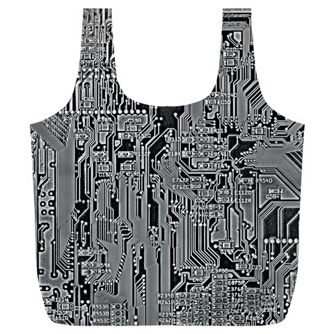 Circuit Full Print Recycle Bag (XL) from ArtsNow.com Front