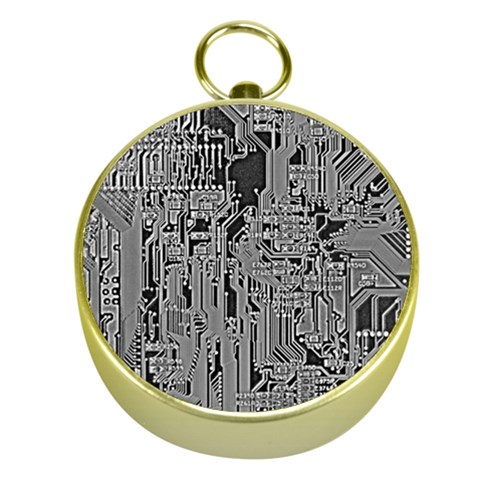 Circuit Gold Compass from ArtsNow.com Front