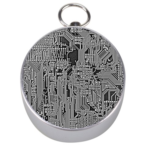 Circuit Silver Compass from ArtsNow.com Front