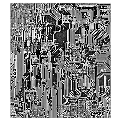 Circuit Drawstring Pouch (Small) from ArtsNow.com Back