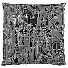 Circuit Large Flano Cushion Case (Two Sides) from ArtsNow.com Back