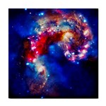 Colorful Cosmos Tile Coaster