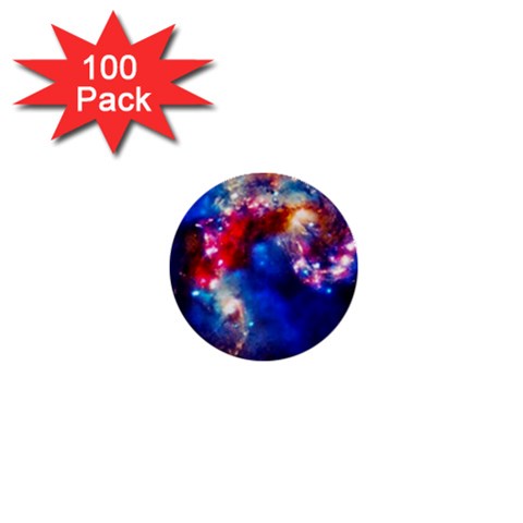 Colorful Cosmos 1  Mini Button (100 pack)  from ArtsNow.com Front