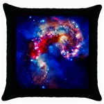 Colorful Cosmos Throw Pillow Case (Black)