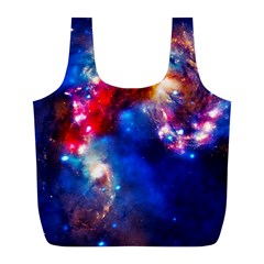 Colorful Cosmos Full Print Recycle Bag (L) from ArtsNow.com Back