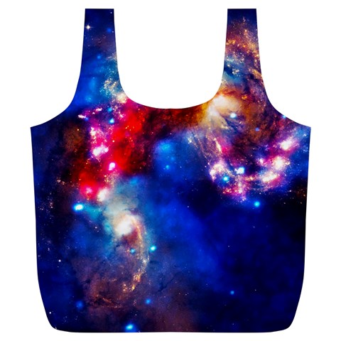 Colorful Cosmos Full Print Recycle Bag (XL) from ArtsNow.com Front