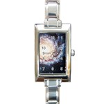 Colorful Cosmos Rectangular Italian Charm Watch