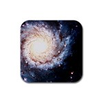 Colorful Cosmos Rubber Square Coaster (4 pack)