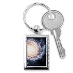 Colorful Cosmos Key Chain (Rectangle)